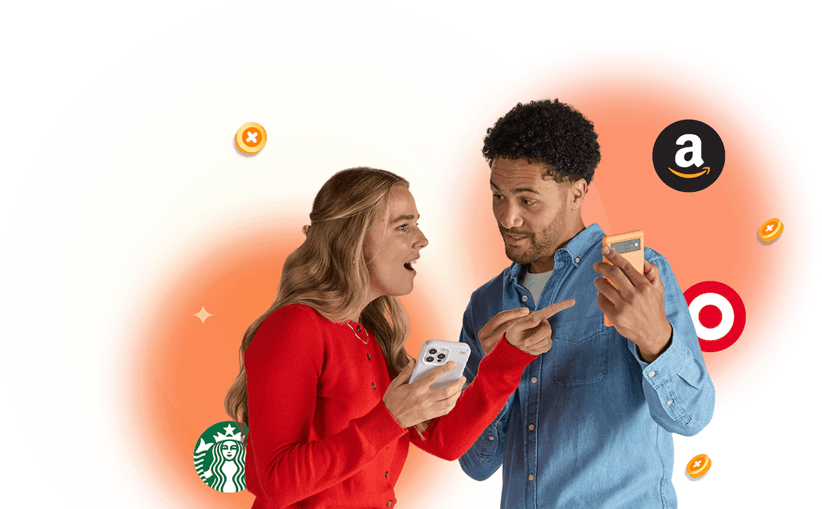 Two friends enjoying the ZyntraRewards app